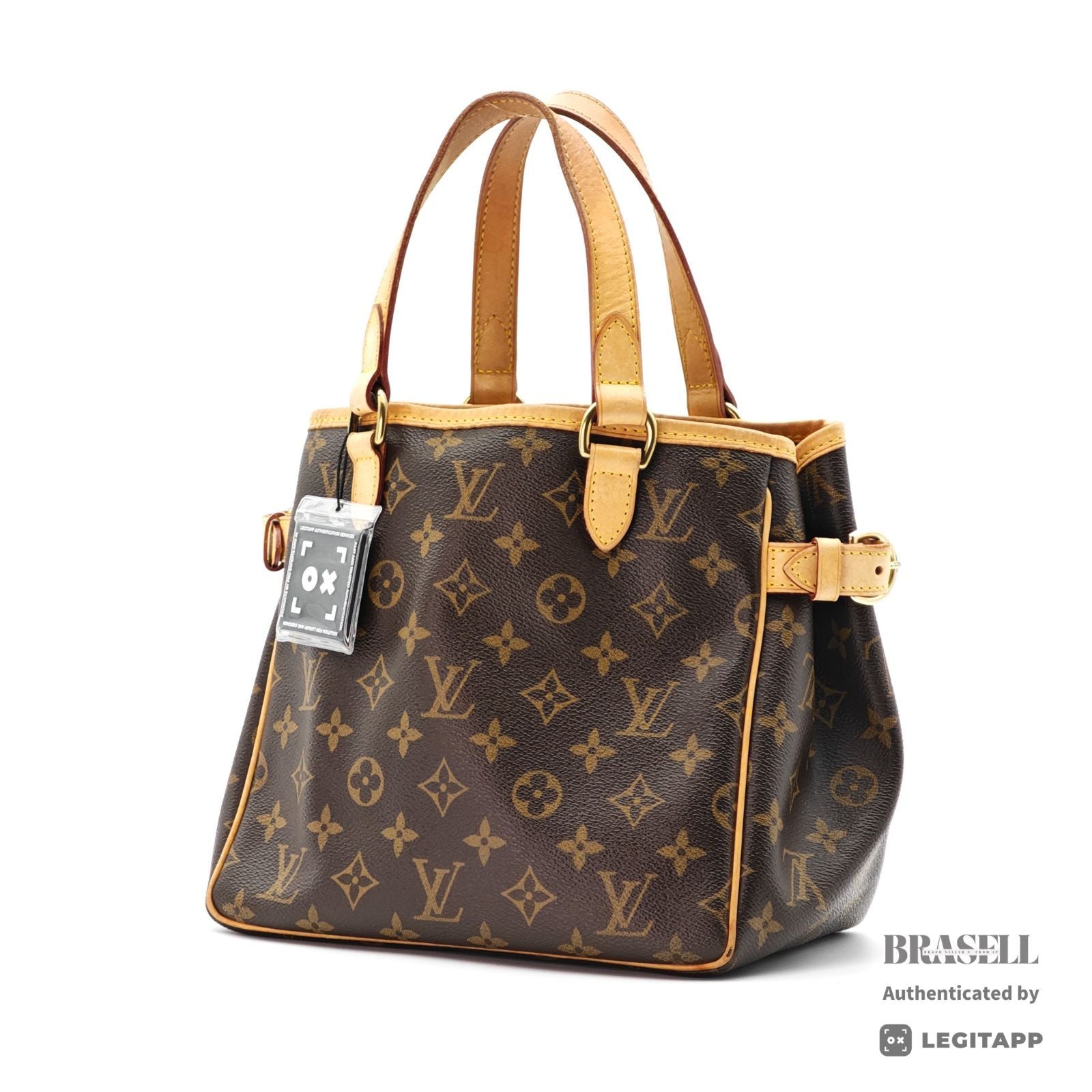 LOUIS VUITTON Batignolles Monogram Canvas Hand Bag M51156 Brown【ImportFeeFREE】
