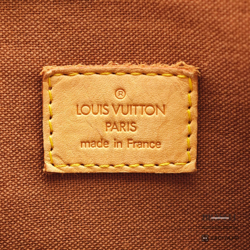 LOUIS VUITTON Batignolles Monogram Canvas Hand Bag M51156 Brown【ImportFeeFREE】