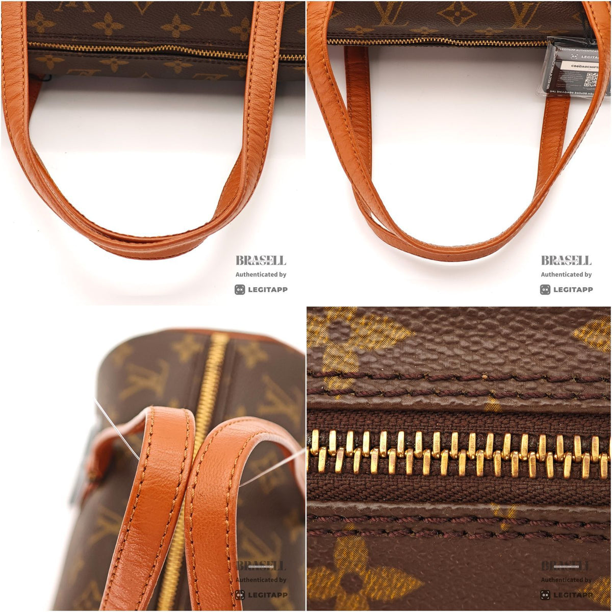 LOUIS VUITTON Papillon 30 M51385 Hand Bag Monogram Canvas Brown【ImportFeeFREE】