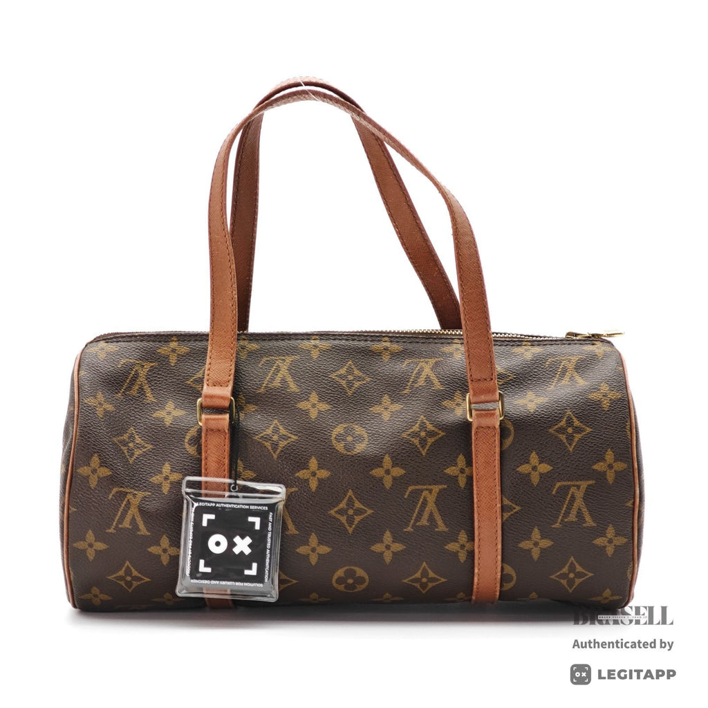 LOUIS VUITTON Papillon 30 Monogram Canvas Brown Handbag M51385 【ImportFeeFREE】