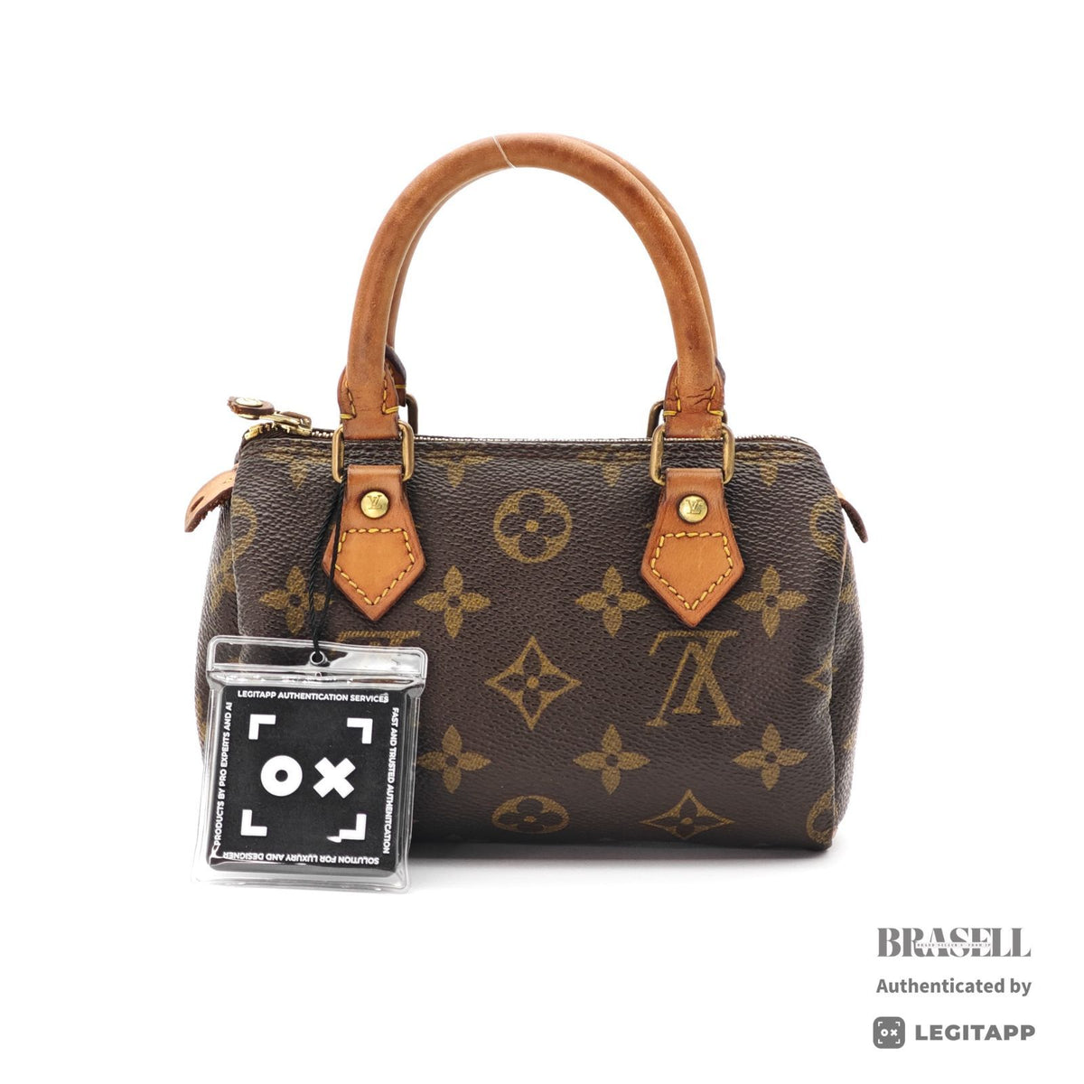 LOUIS VUITTON Mini Speedy Hand Bag Monogram Canvas Brown M41534【ImportFeeFREE】