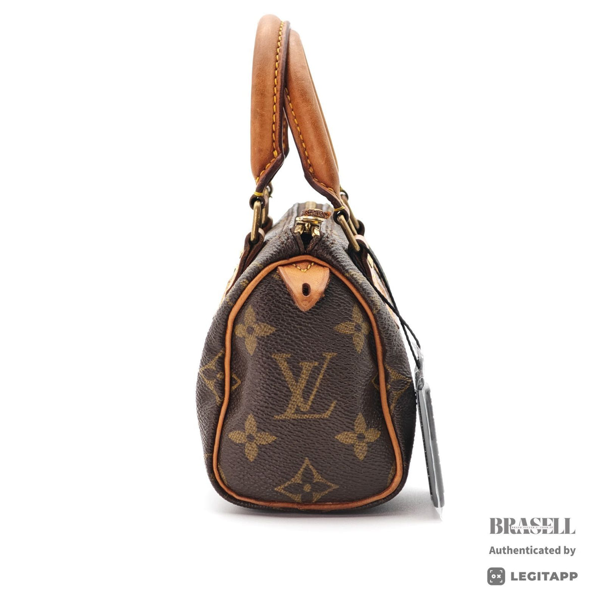 LOUIS VUITTON Mini Speedy Hand Bag Monogram Canvas Brown M41534【ImportFeeFREE】