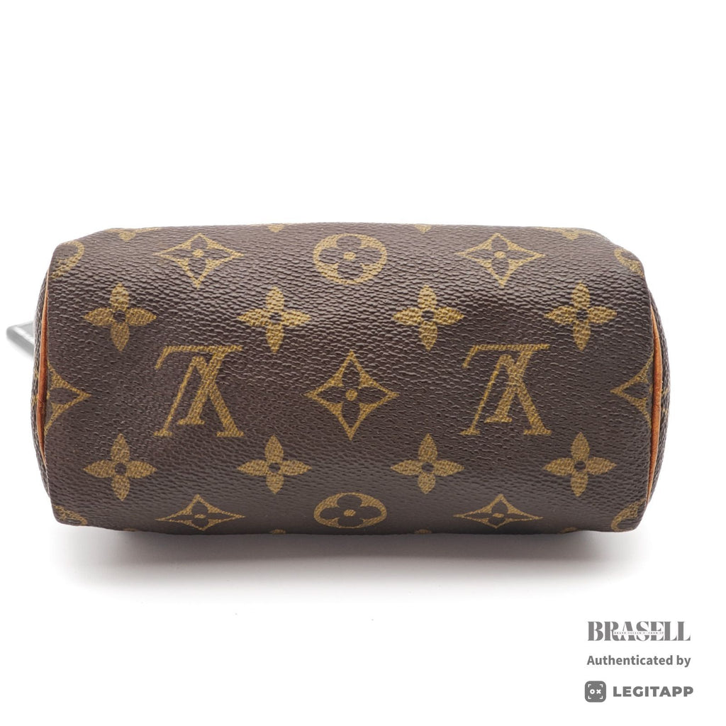 LOUIS VUITTON Mini Speedy Hand Bag Monogram Canvas Brown M41534【ImportFeeFREE】