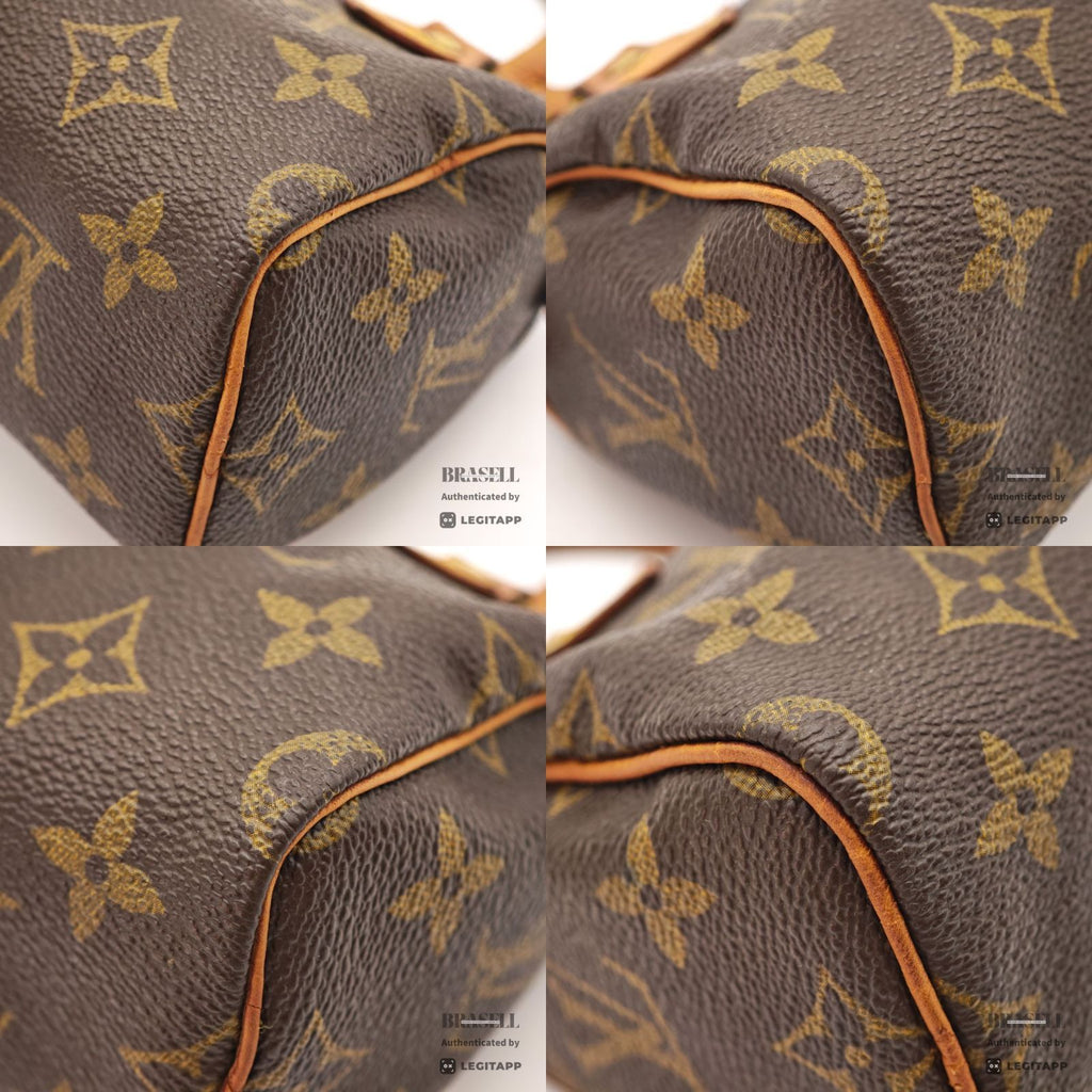 LOUIS VUITTON Mini Speedy Hand Bag Monogram Canvas Brown M41534【ImportFeeFREE】