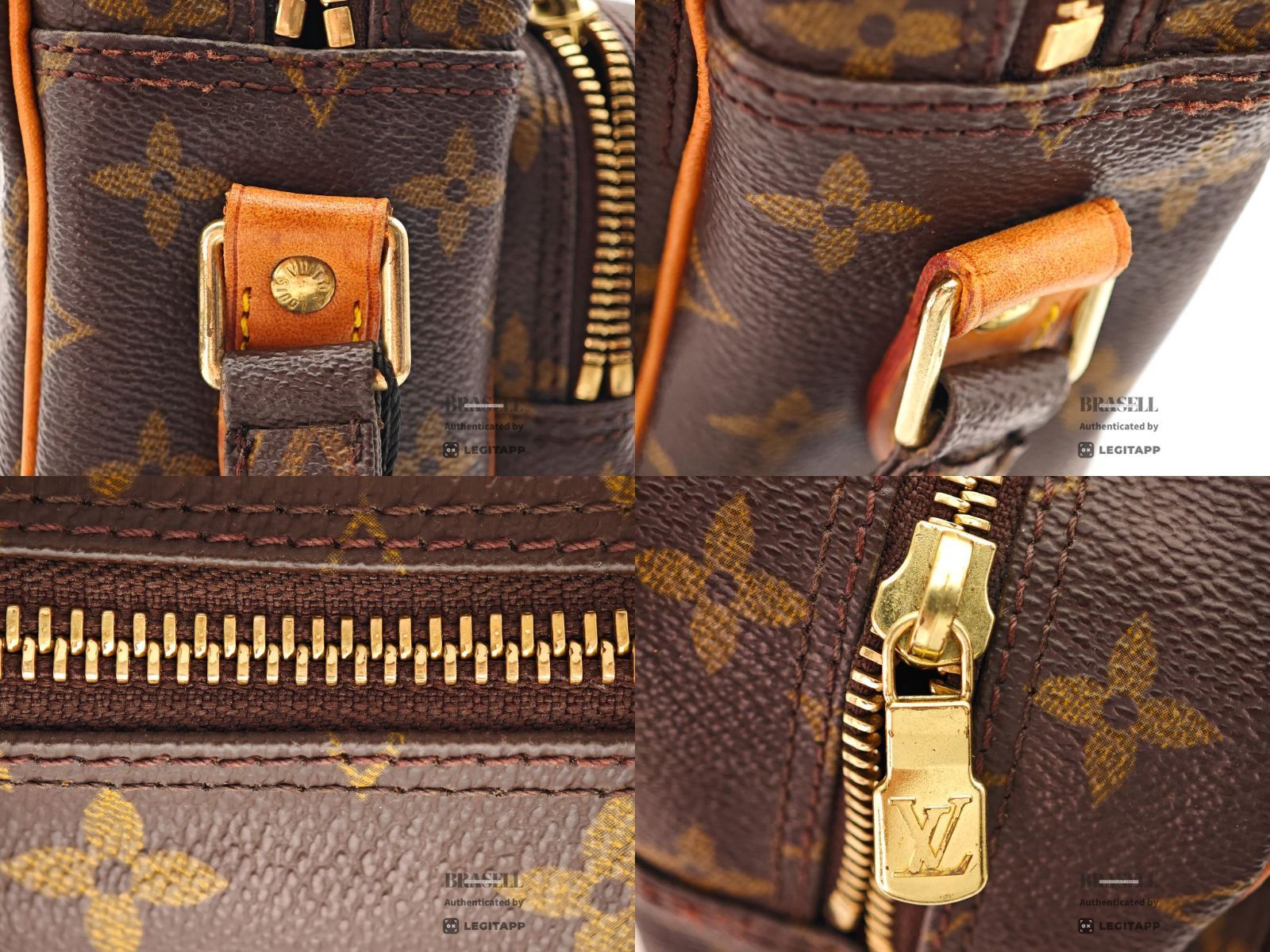 LOUIS VUITTON Monogram Nile M45244 Shoulder Bag Brown【ImportFeeFREE】