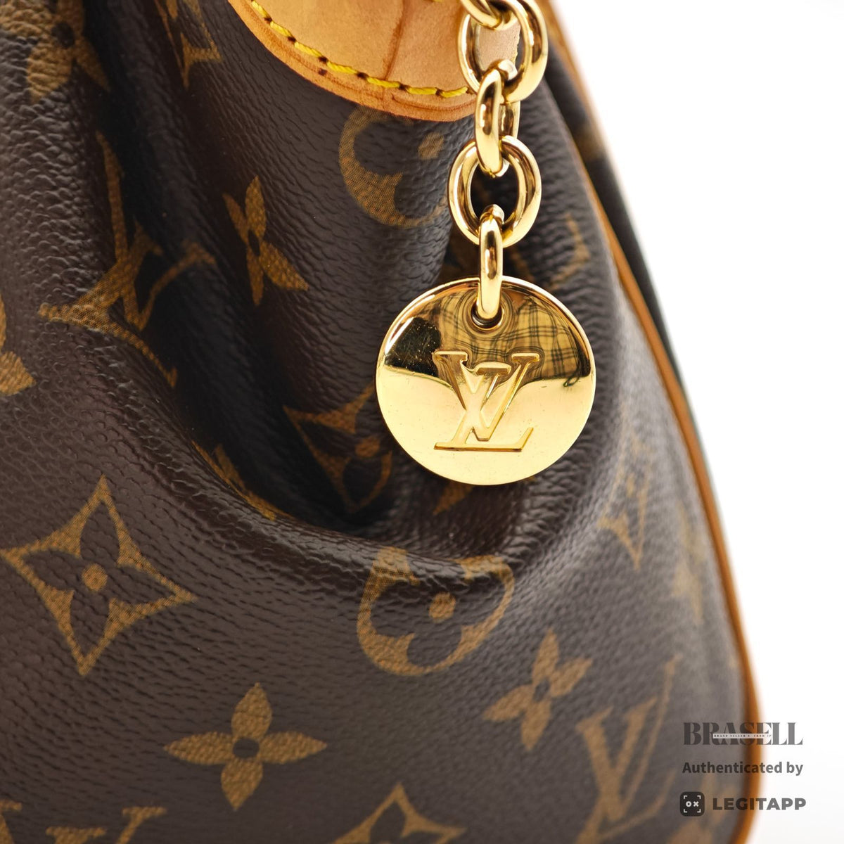 LOUIS VUITTON Monogram Tivoli PM M40143 Handbag Brown【ImportFeeFREE】