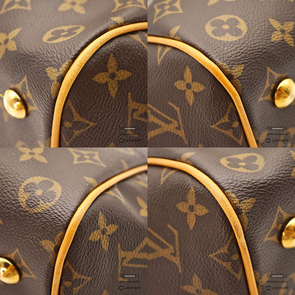 LOUIS VUITTON Monogram Tivoli PM M40143 Handbag Brown【ImportFeeFREE】