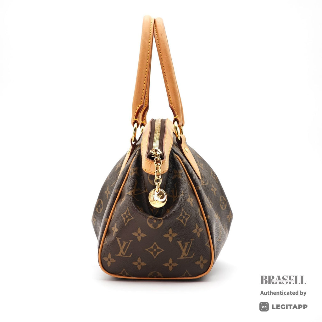 LOUIS VUITTON Monogram Tivoli PM M40143 Handbag Brown【ImportFeeFREE】