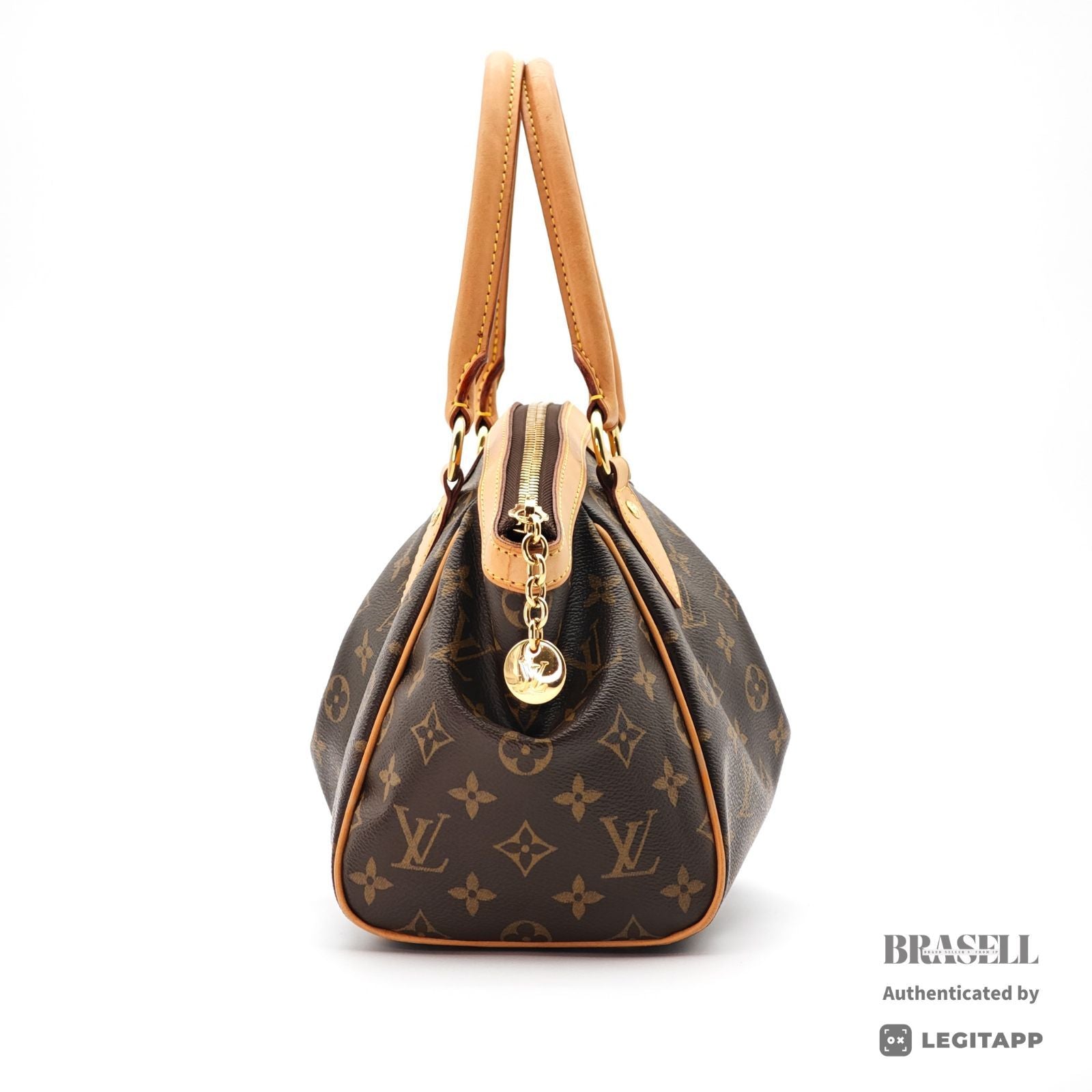 LOUIS VUITTON Monogram Tivoli PM M40143 Handbag Brown【ImportFeeFREE】