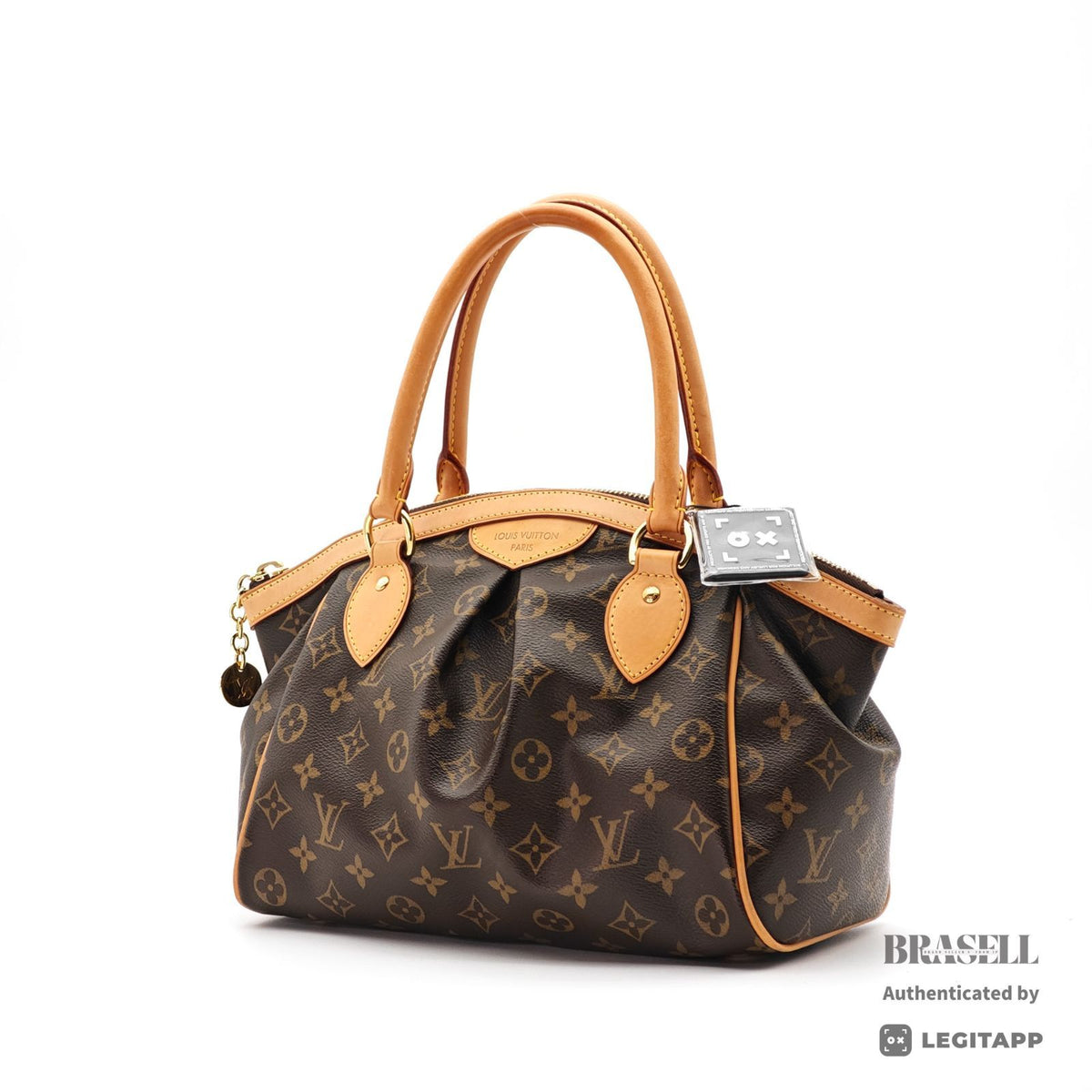 LOUIS VUITTON Monogram Tivoli PM M40143 Handbag Brown【ImportFeeFREE】