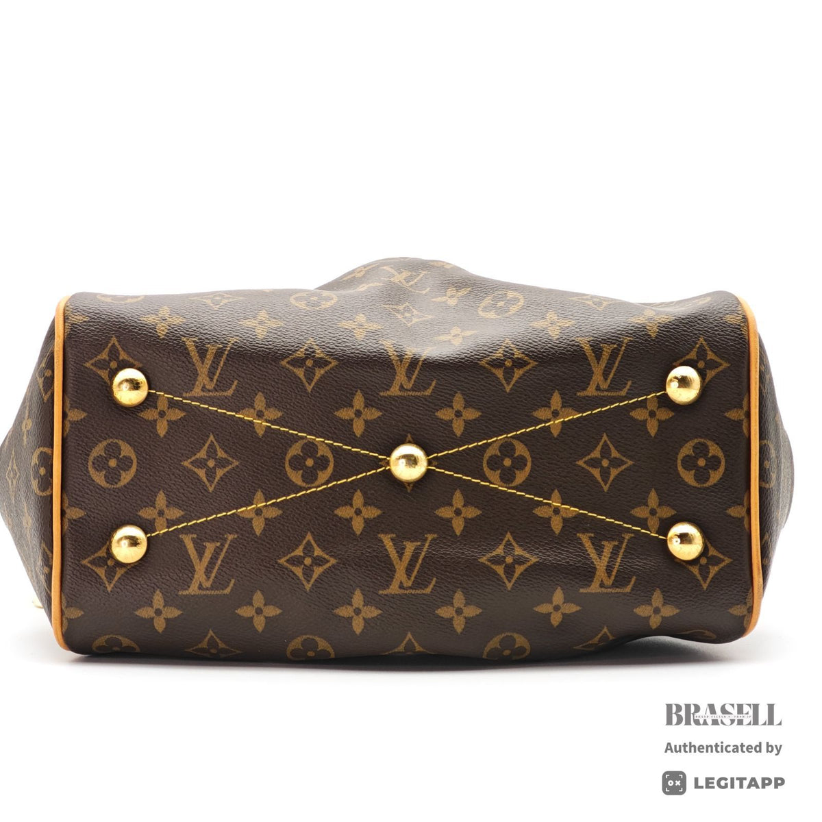 LOUIS VUITTON Monogram Tivoli PM M40143 Handbag Brown【ImportFeeFREE】