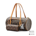 LOUIS VUITTON Monogram Papillon 30 M51385 Handbag Brown w/Pouch【ImportFeeFREE】