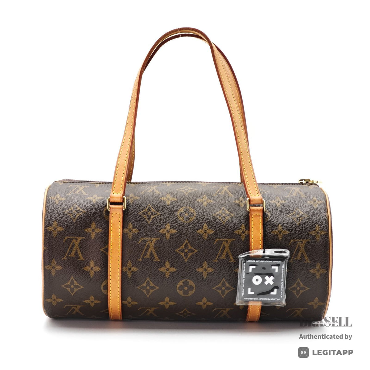 LOUIS VUITTON Monogram Papillon 30 M51385 Handbag Brown w/Pouch【ImportFeeFREE】