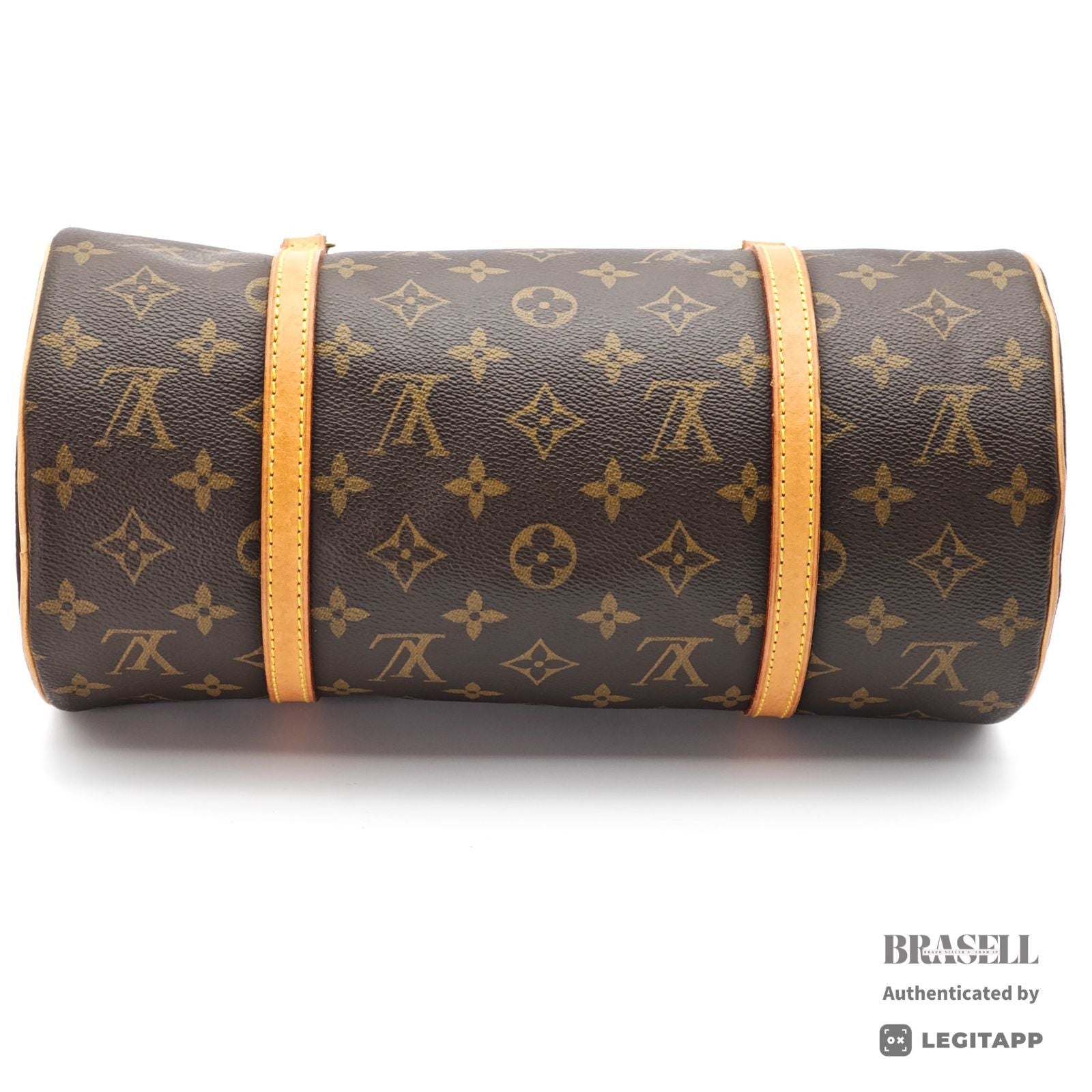 LOUIS VUITTON Monogram Papillon 30 M51385 Handbag Brown w/Pouch【ImportFeeFREE】