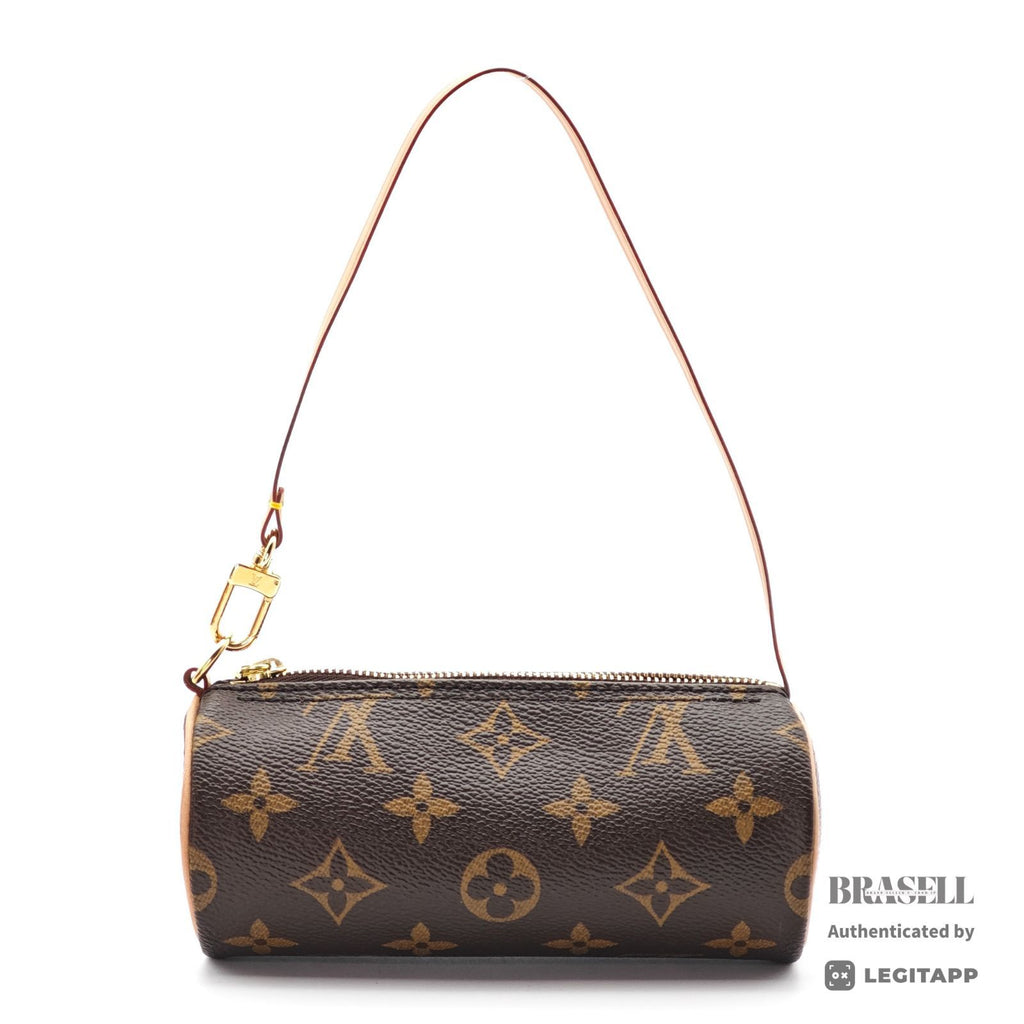 LOUIS VUITTON Monogram Papillon 30 M51385 Handbag Brown w/Pouch【ImportFeeFREE】