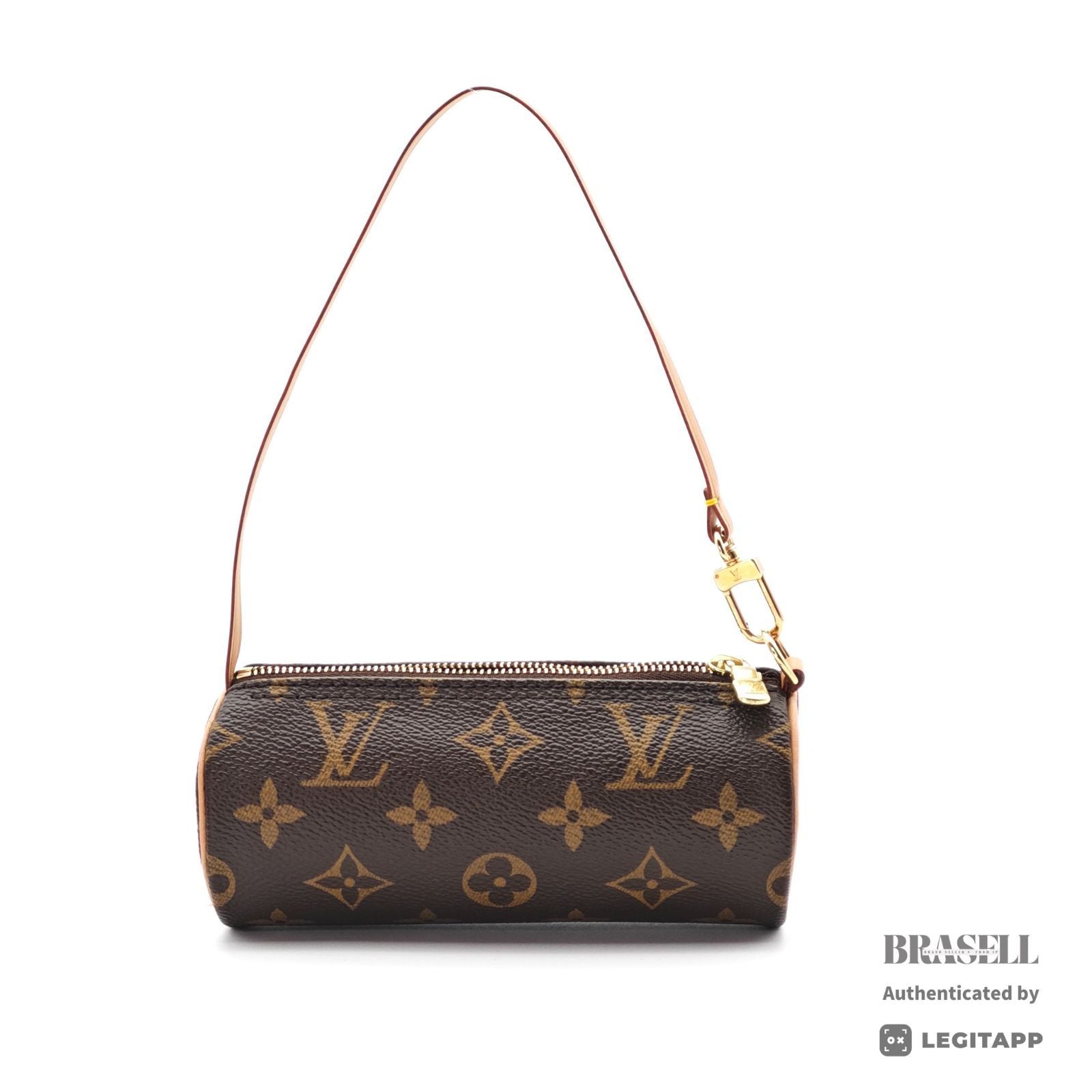 LOUIS VUITTON Monogram Papillon 30 M51385 Handbag Brown w/Pouch【ImportFeeFREE】