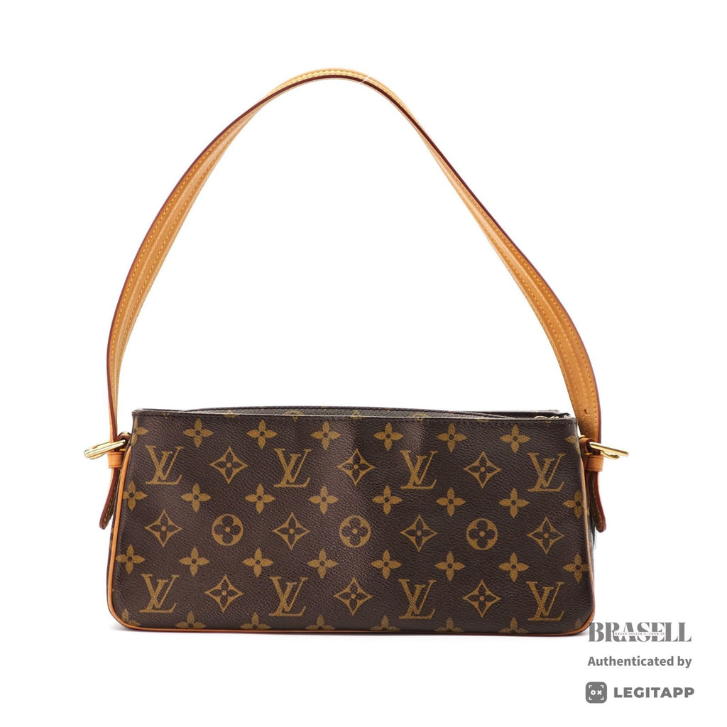LOUIS VUITTON Monogram Vivacite MM M51164 Handbag Brown【ImportFeeFREE】