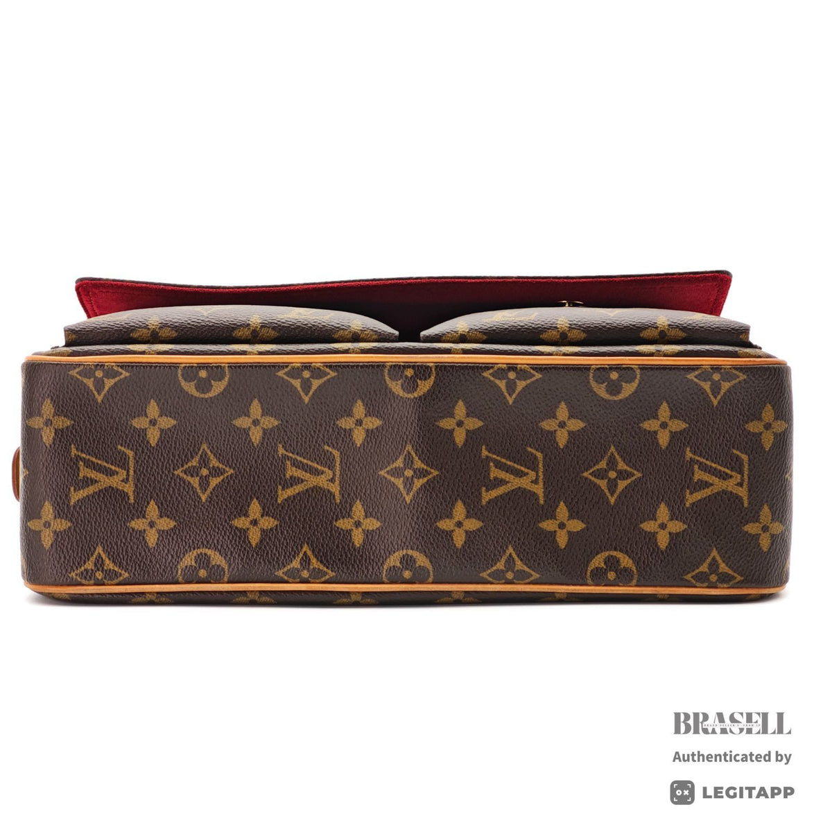 LOUIS VUITTON Monogram Vivacite MM M51164 Handbag Brown【ImportFeeFREE】