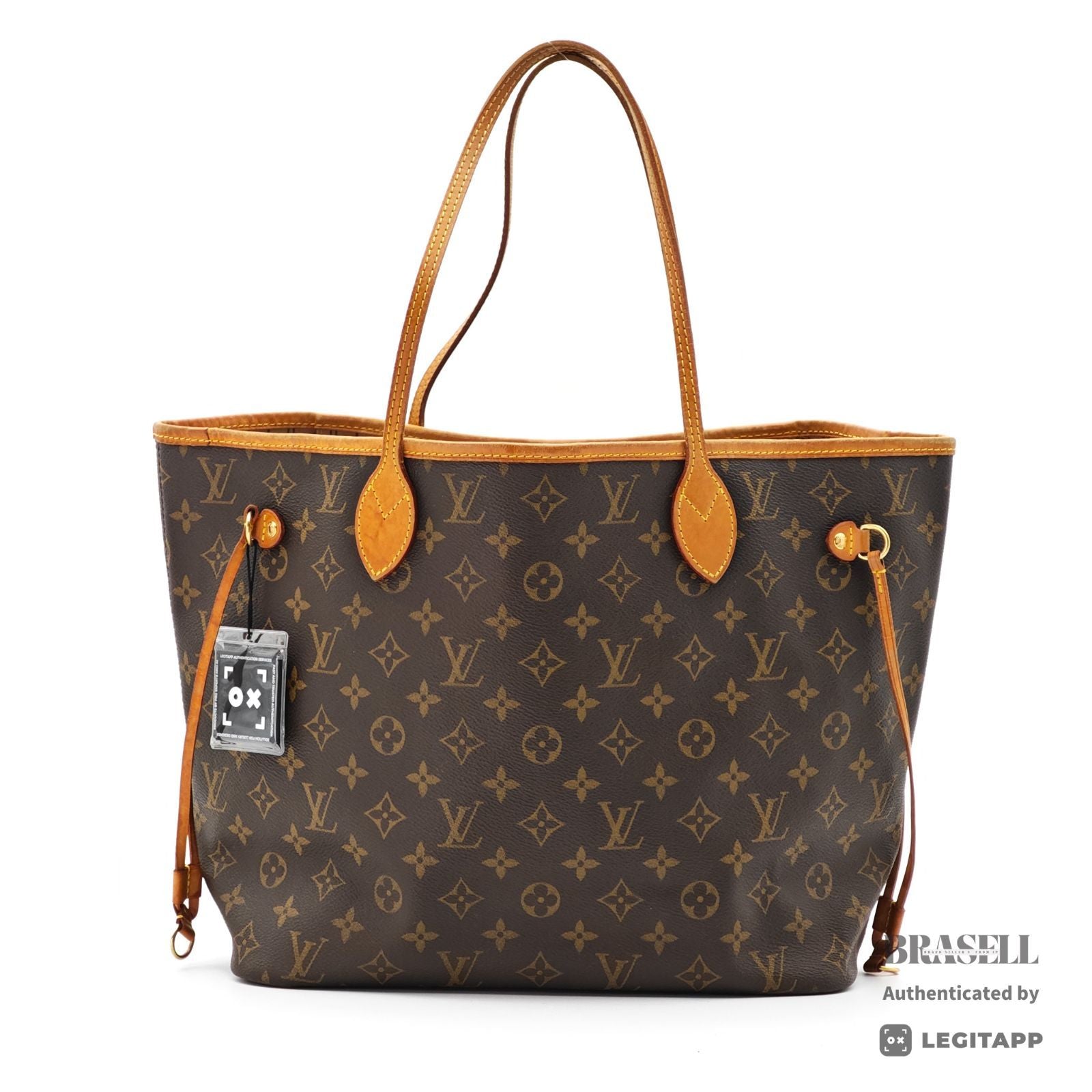 LOUIS VUITTON Monogram Neverfull MM M40156 Tote Bag Brown 【ImportFeeFREE】