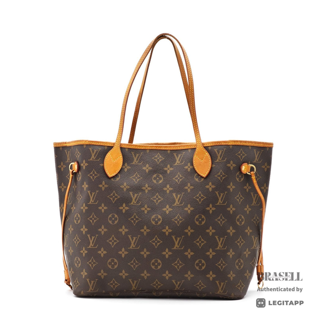 LOUIS VUITTON Monogram Neverfull MM M40156 Tote Bag Brown 【ImportFeeFREE】