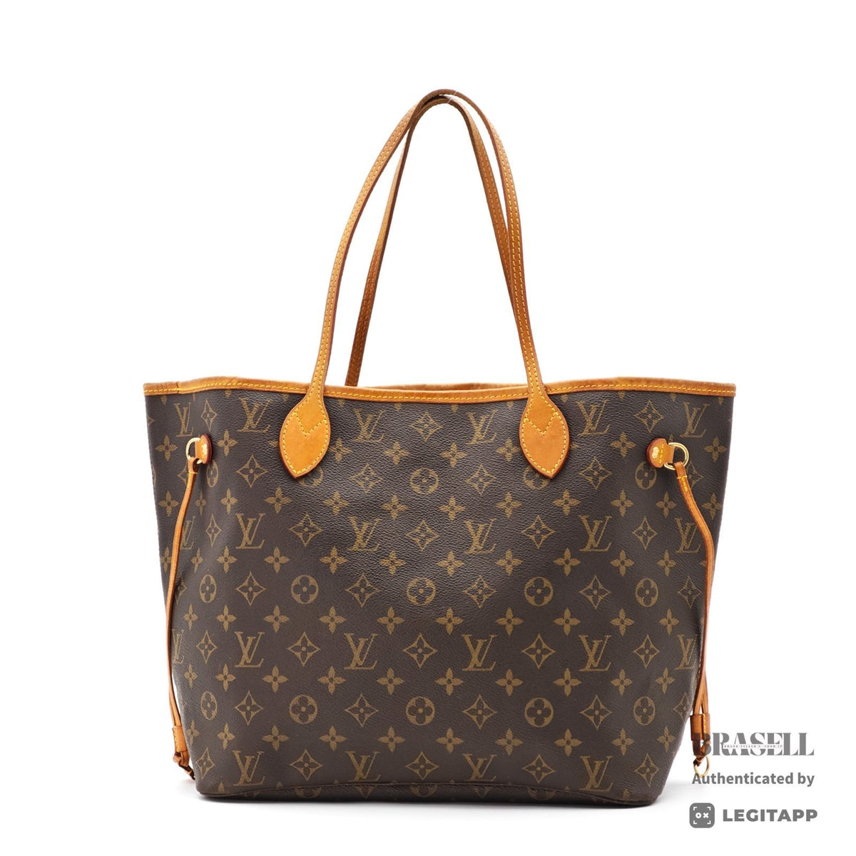 LOUIS VUITTON Monogram Neverfull MM M40156 Tote Bag Brown 【ImportFeeFREE】