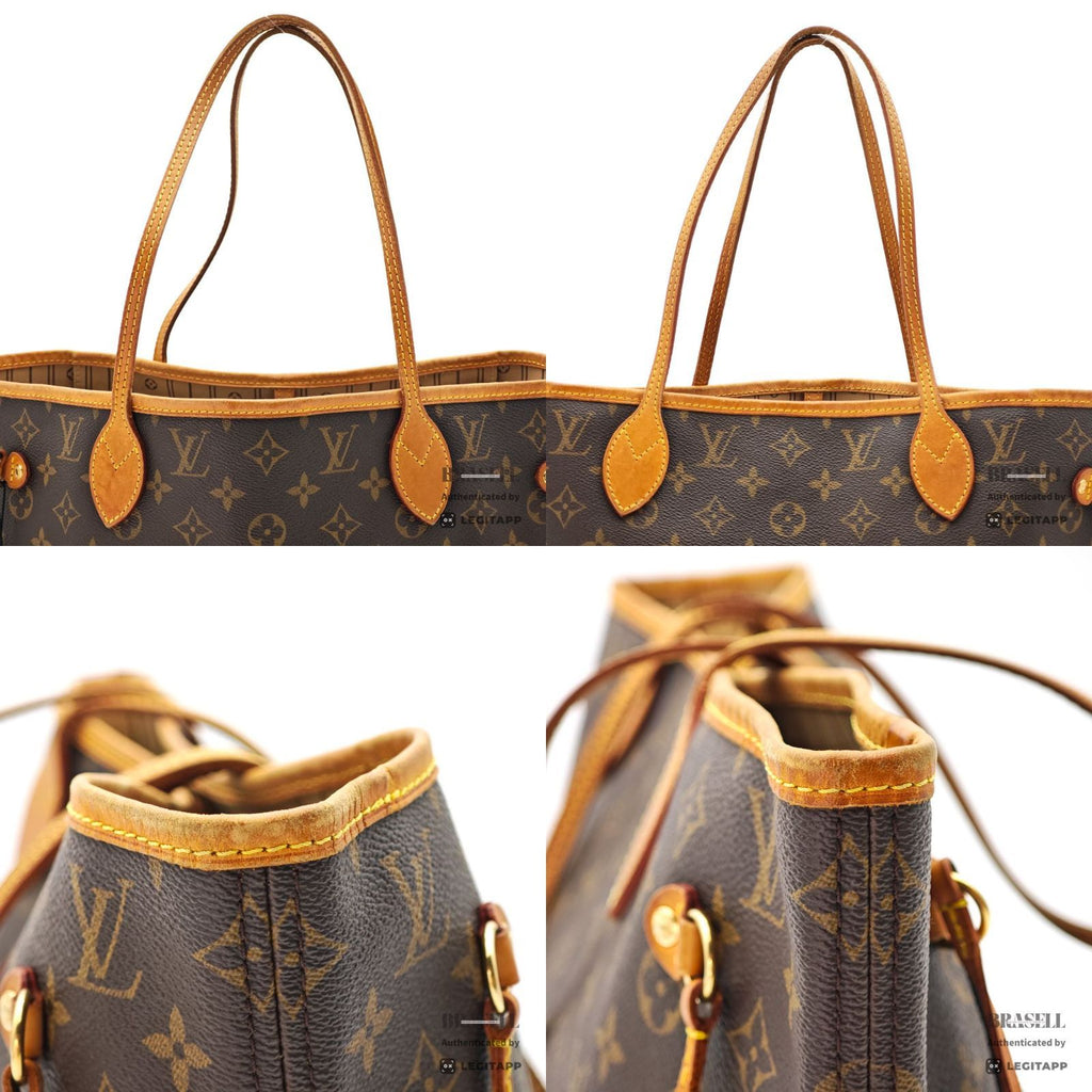 LOUIS VUITTON Monogram Neverfull MM M40156 Tote Bag Brown 【ImportFeeFREE】