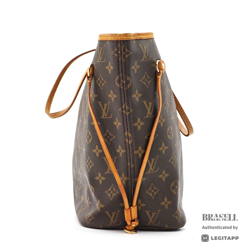LOUIS VUITTON Monogram Neverfull MM M40156 Tote Bag Brown 【ImportFeeFREE】