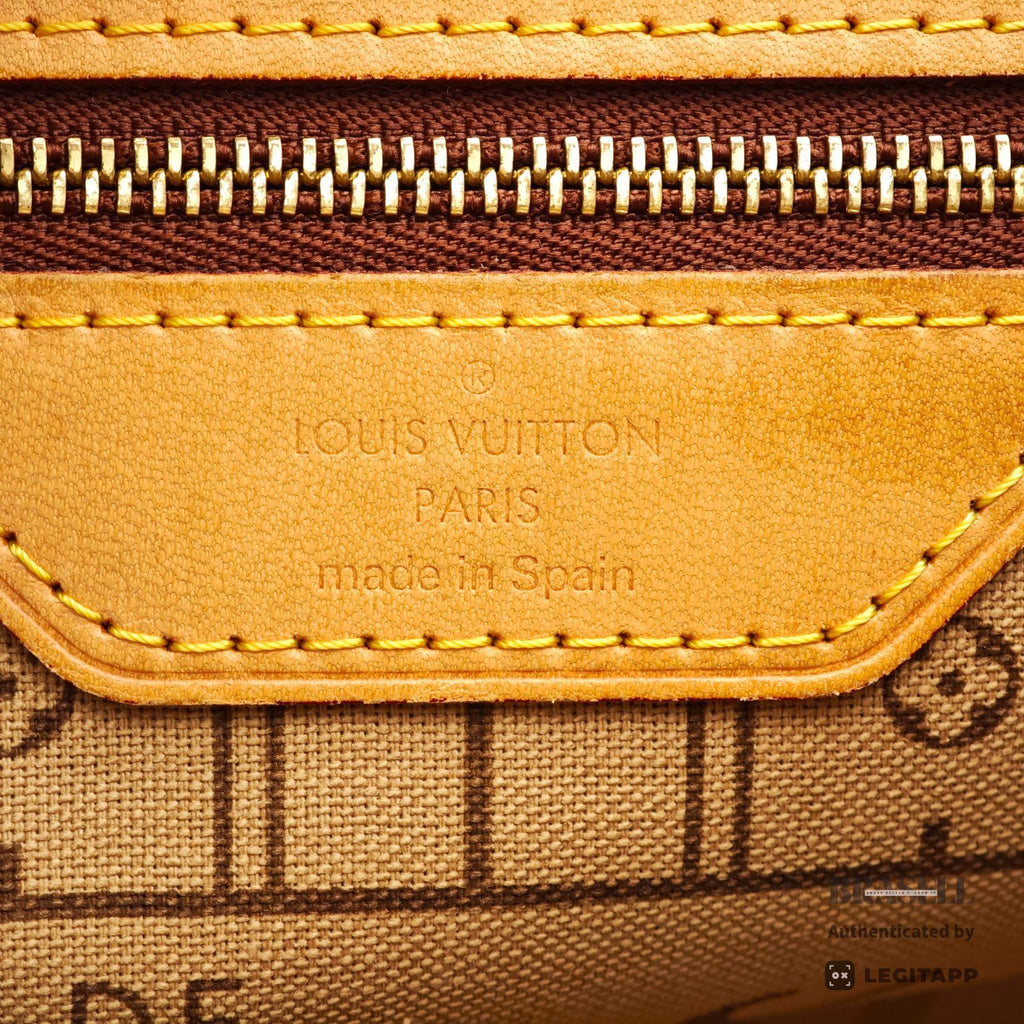 LOUIS VUITTON Monogram Neverfull MM M40156 Tote Bag Brown 【ImportFeeFREE】