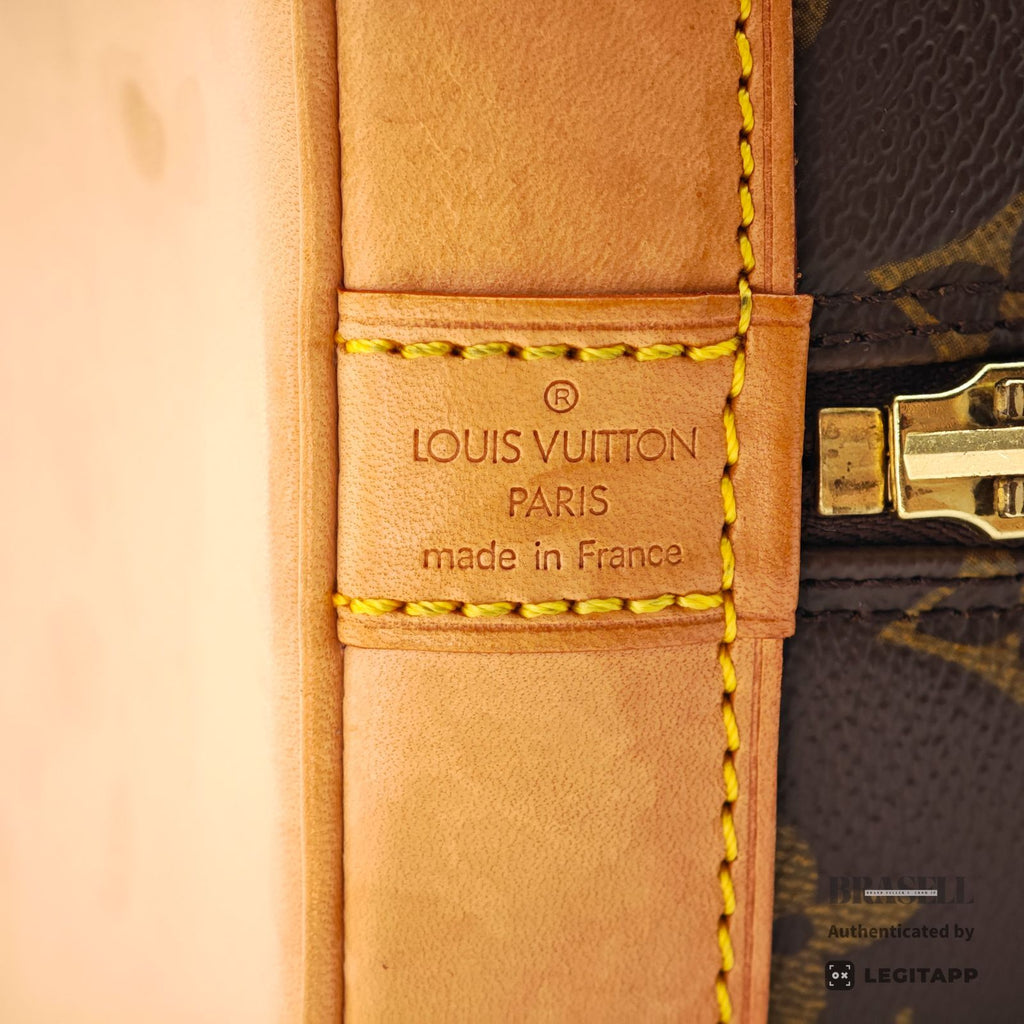 LOUIS VUITTON Monogram Alma M51130 Handbag Brown Padlock & Key【ImportFeeFREE】