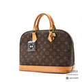 LOUIS VUITTON Monogram Alma M51130 Handbag Brown Padlock & Key【ImportFeeFREE】