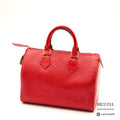 LOUIS VUITTON Epi Speedy 25 M43017 Handbag Red 【ImportFeeFREE】