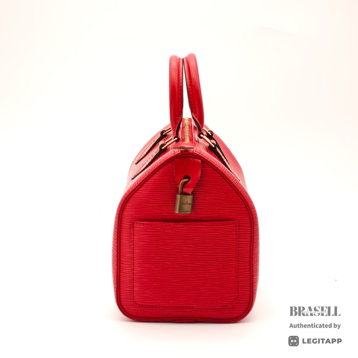 LOUIS VUITTON Epi Speedy 25 M43017 Handbag Red 【ImportFeeFREE】