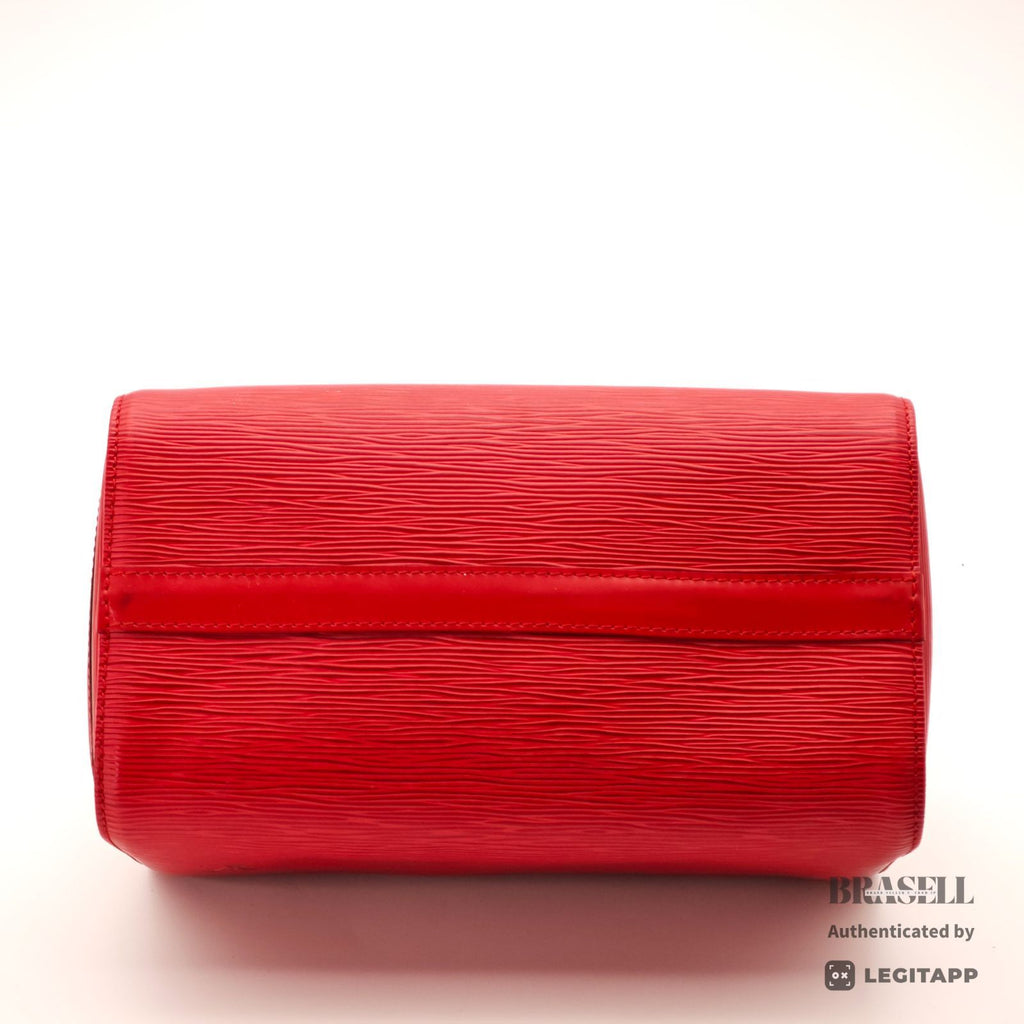 LOUIS VUITTON Epi Speedy 25 M43017 Handbag Red 【ImportFeeFREE】