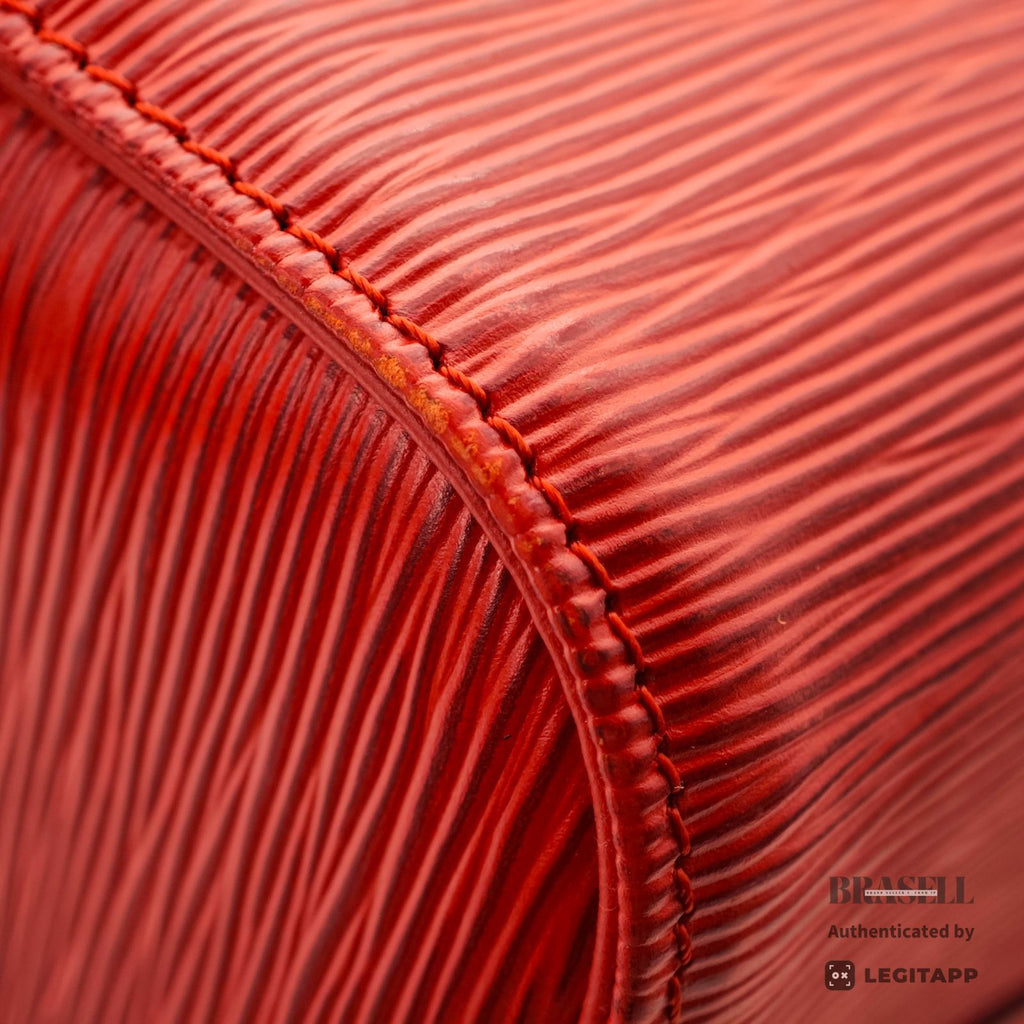LOUIS VUITTON Epi Speedy 25 M43017 Handbag Red 【ImportFeeFREE】