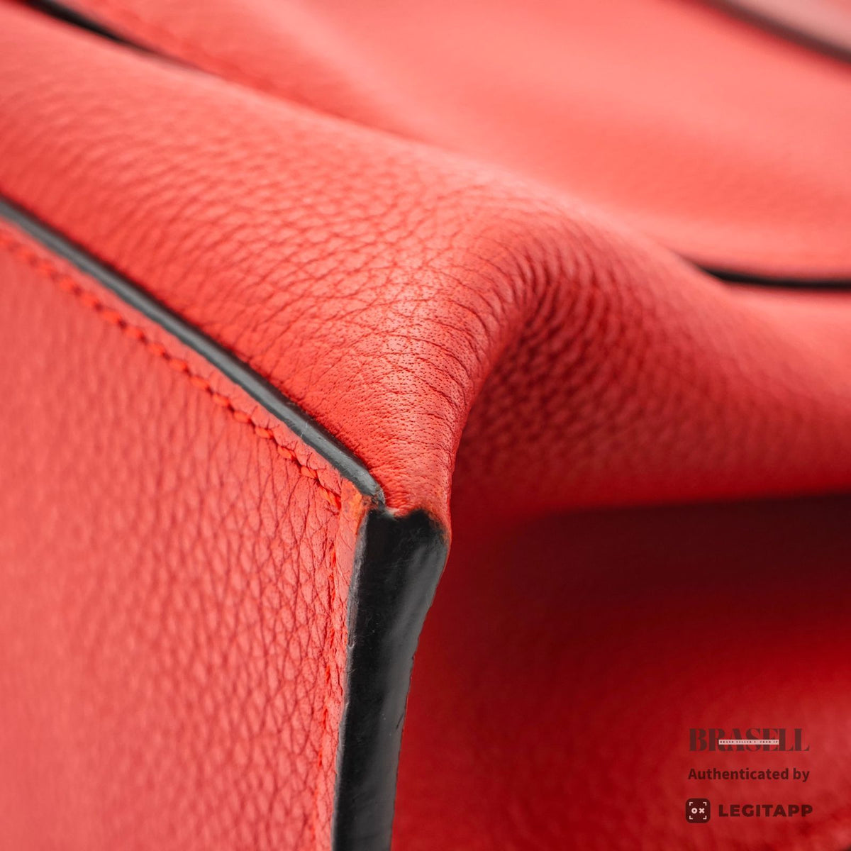 LOEWE Gate Top Handle Small Bag Red Women's with Dust Bag【ImportFeeFREE】