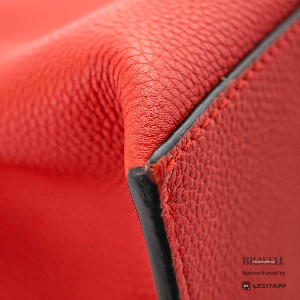 LOEWE Gate Top Handle Small Bag Red Women's with Dust Bag【ImportFeeFREE】