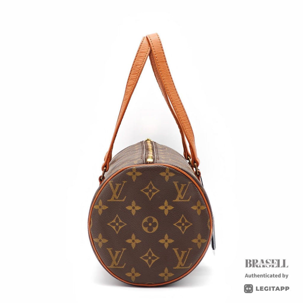 LOUIS VUITTON Papillon 30 M51385 Hand Bag Monogram Canvas Brown【ImportFeeFREE】