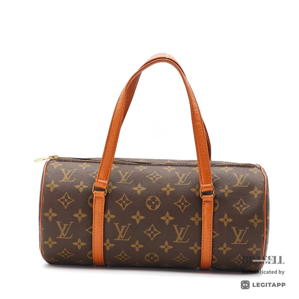 LOUIS VUITTON Papillon 30 M51385 Hand Bag Monogram Canvas Brown【ImportFeeFREE】