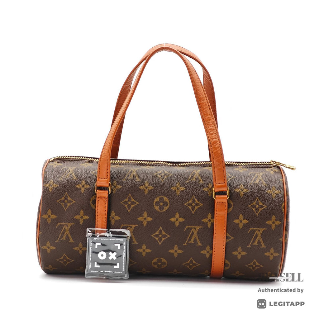 LOUIS VUITTON Papillon 30 M51385 Hand Bag Monogram Canvas Brown【ImportFeeFREE】