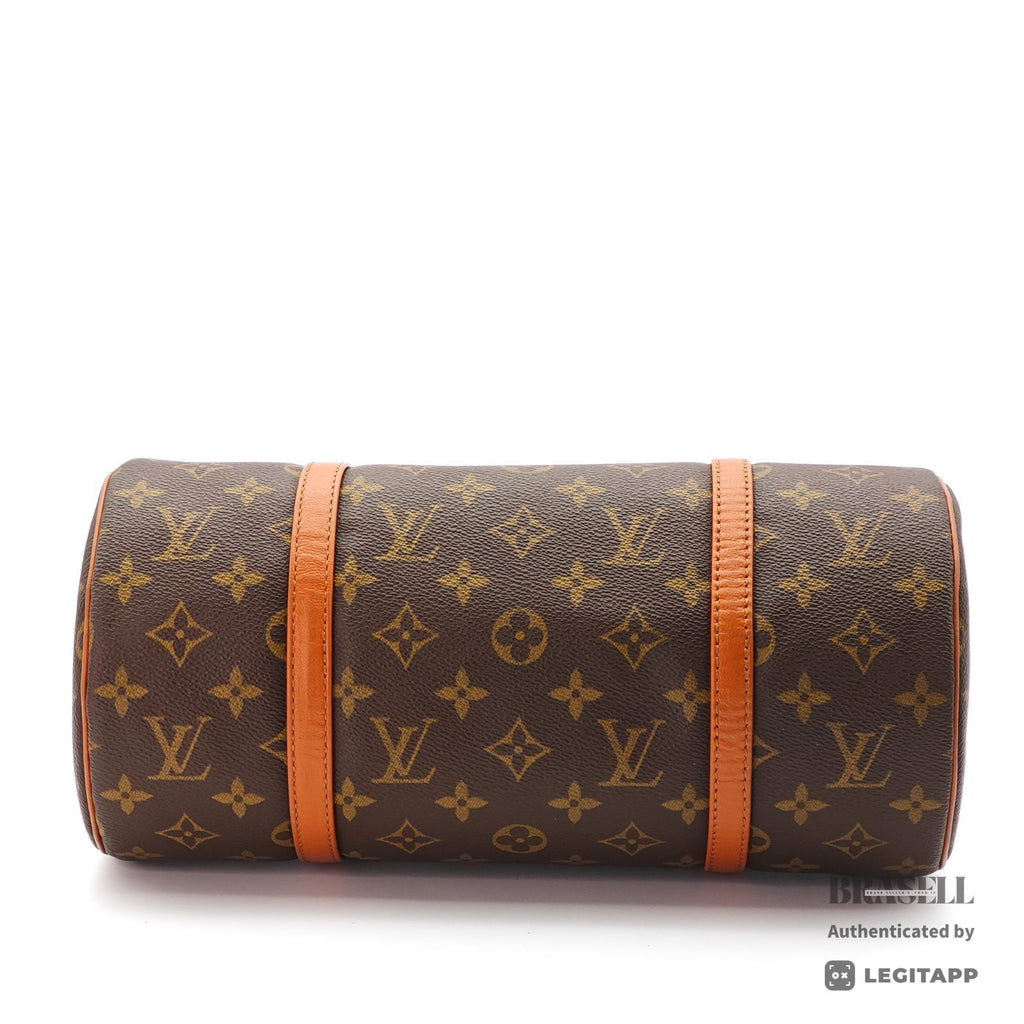 LOUIS VUITTON Papillon 30 M51385 Hand Bag Monogram Canvas Brown【ImportFeeFREE】
