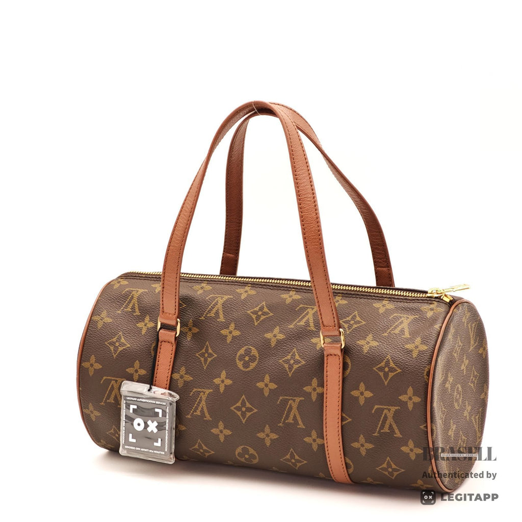 LOUIS VUITTON Papillon 30 M51385 Monogram Canvas Brown Hand Bag【ImportFeeFREE】