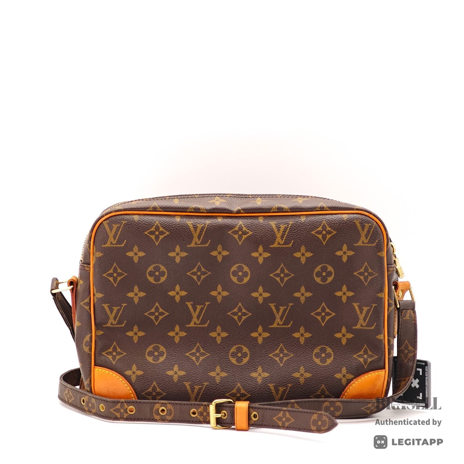 LOUIS VUITTON Monogram Nile M45244 Shoulder Bag Brown【ImportFeeFREE】