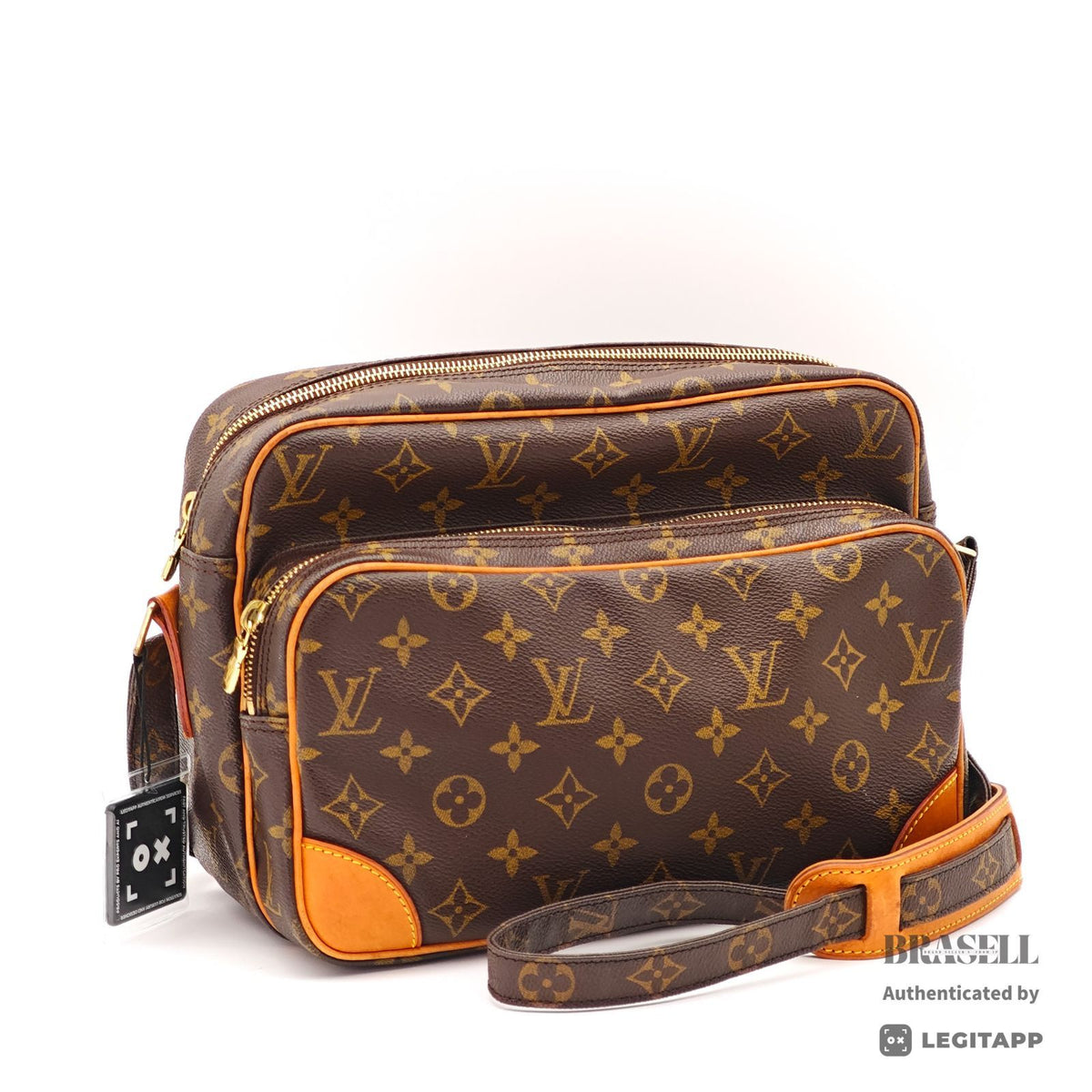 LOUIS VUITTON Monogram Nile M45244 Shoulder Bag Brown【ImportFeeFREE】