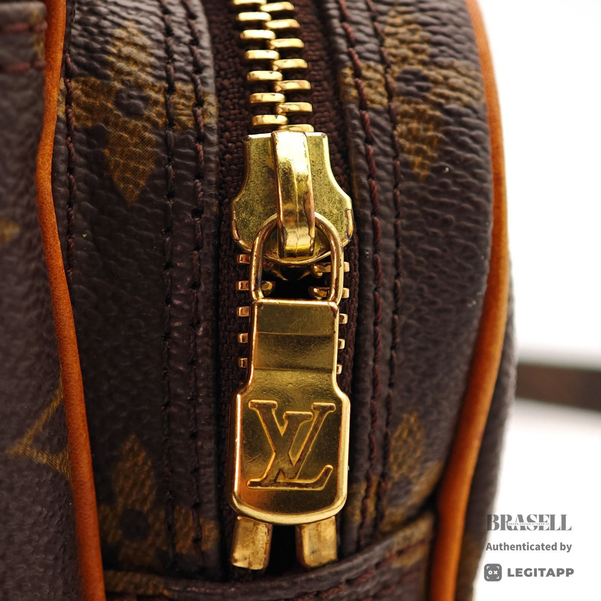 LOUIS VUITTON Monogram Nile M45244 Shoulder Bag Brown【ImportFeeFREE】