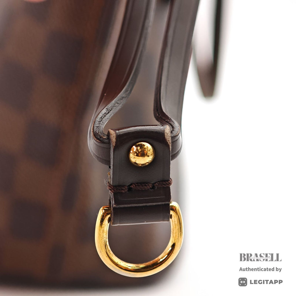 LOUIS VUITTON Damier Ebene Neverfull PM N41359 Tote Bag Brown【ImportFeeFREE】