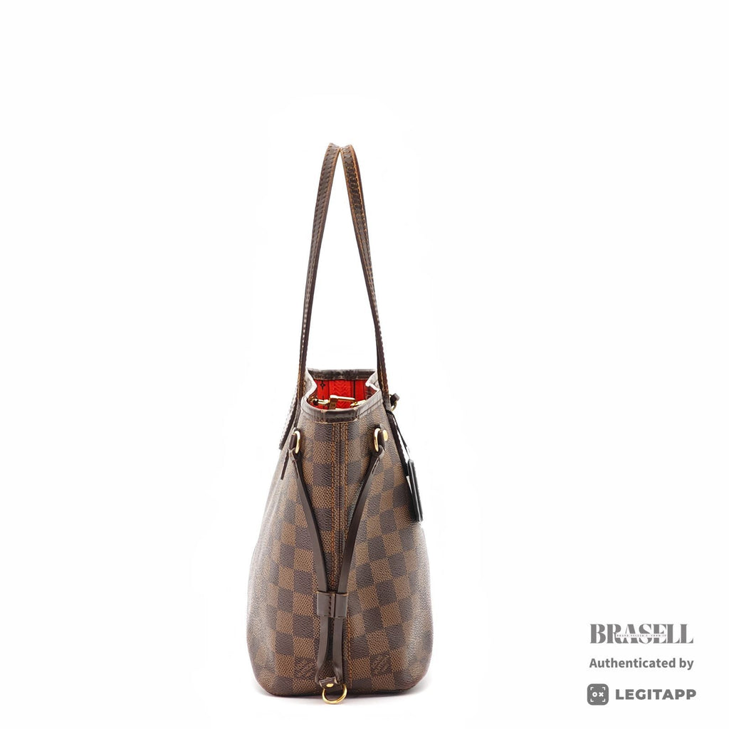 LOUIS VUITTON Damier Ebene Neverfull PM N41359 Tote Bag Brown【ImportFeeFREE】