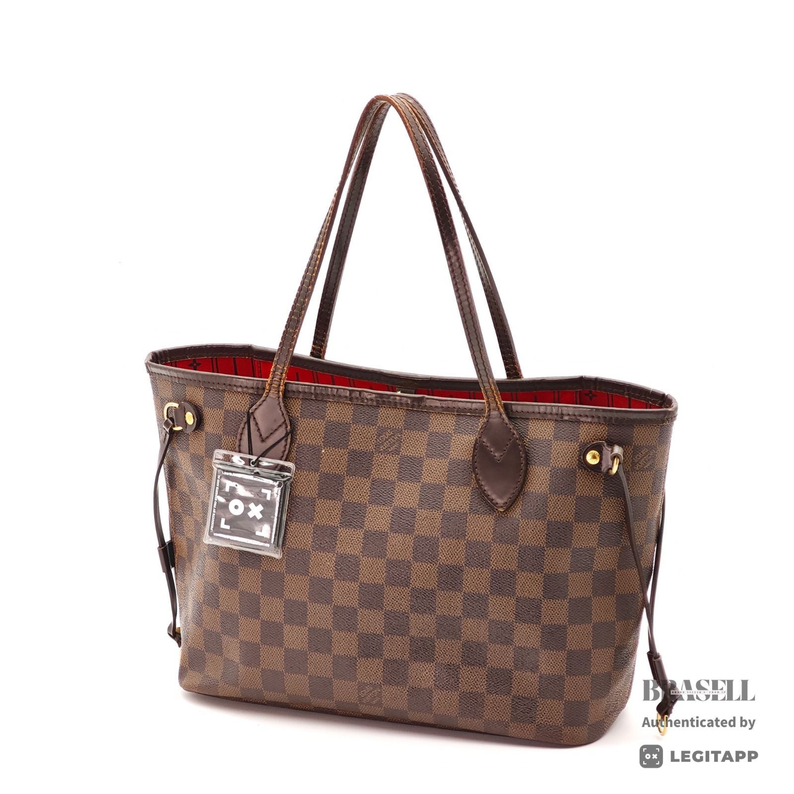 LOUIS VUITTON Damier Ebene Neverfull PM N41359 Tote Bag Brown【ImportFeeFREE】