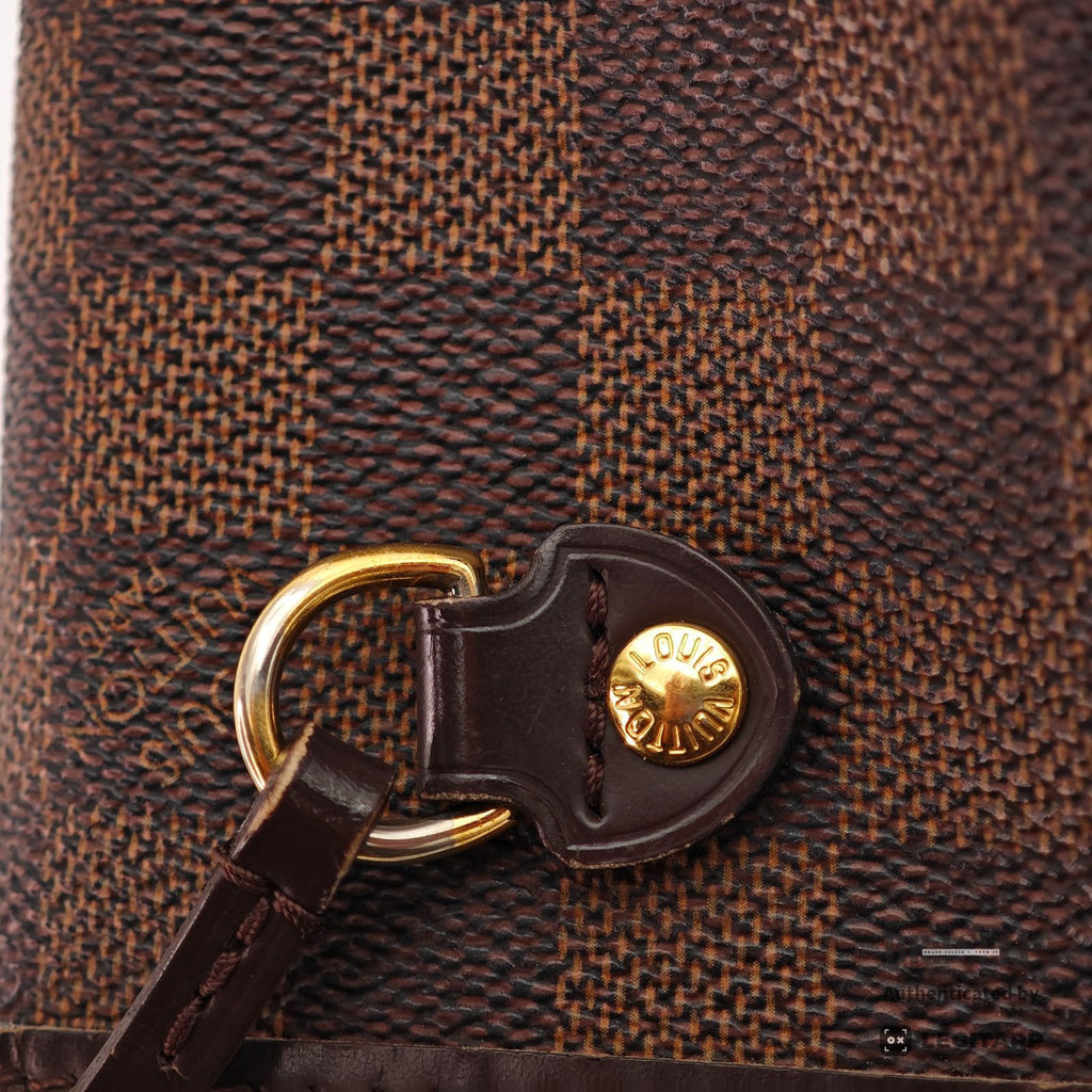 LOUIS VUITTON Damier Ebene Neverfull PM N41359 Tote Bag Brown【ImportFeeFREE】