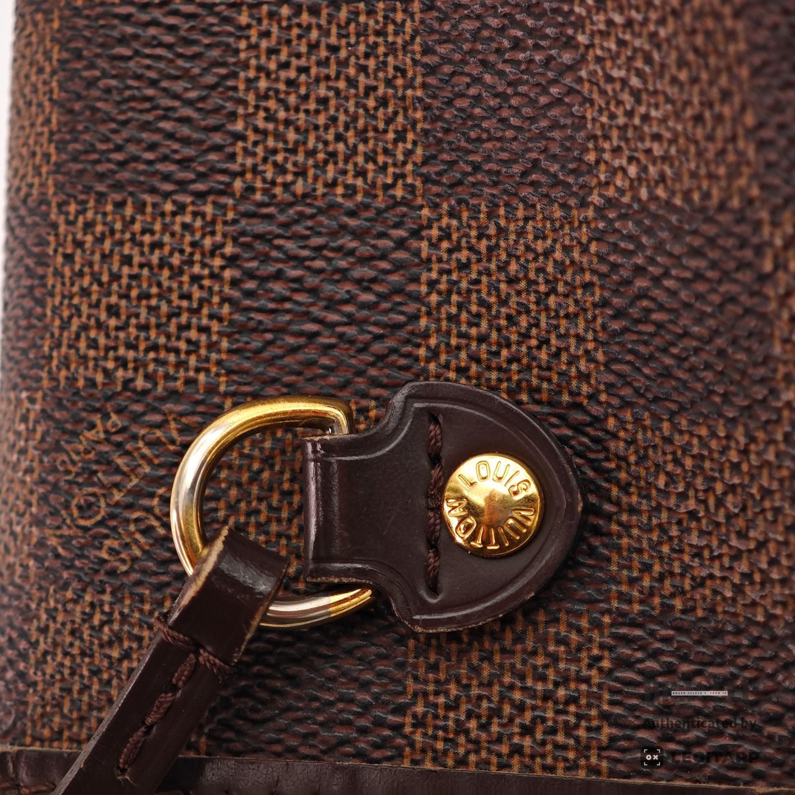 LOUIS VUITTON Damier Ebene Neverfull PM N41359 Tote Bag Brown【ImportFeeFREE】
