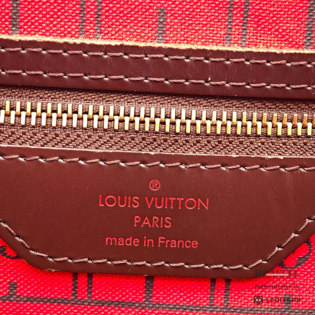 LOUIS VUITTON Damier Ebene Neverfull PM N41359 Tote Bag Brown【ImportFeeFREE】
